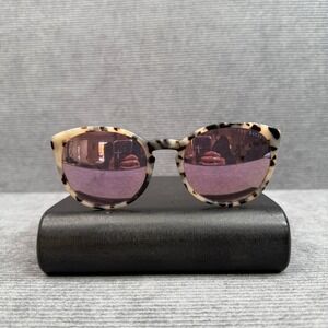 Ted Baker TB121 IVO Tortoise Shell Round Y2K Sunglass Ivory Black Gold 53-20-140